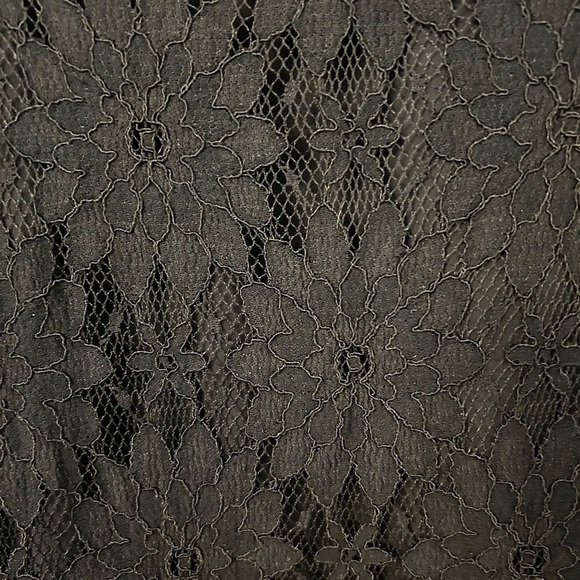 Anthropologie Blue Tassel Tiered Lace Tunic Dress Size S Black - Picture 4 of 7